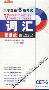 07年六級詞匯家譜式速記巧